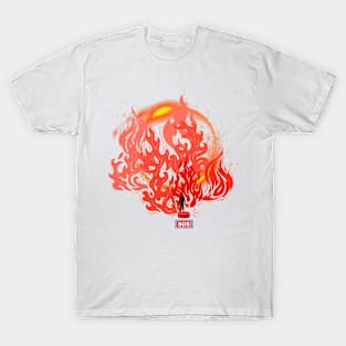 A message asking for help amidst the flames T-Shirt